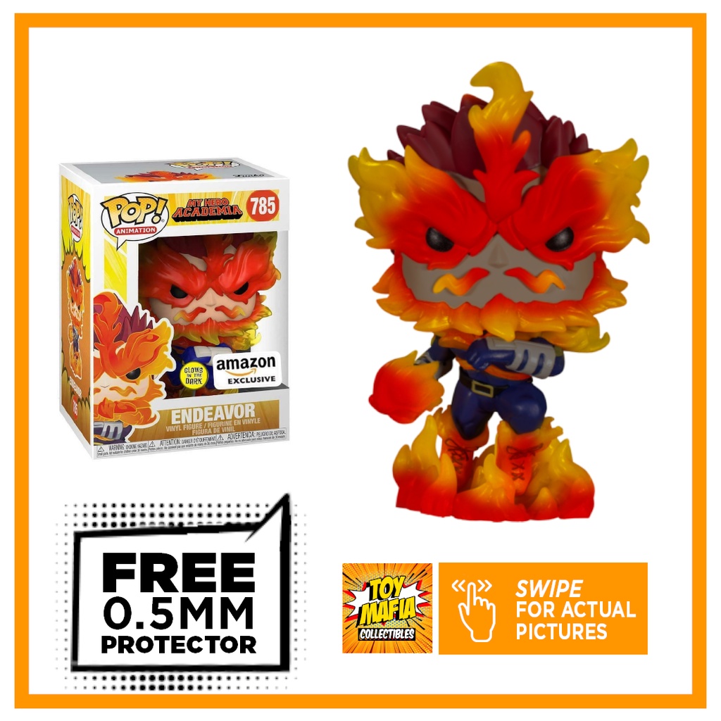 Endeavor (Glow In The Dark) 785 My Hero Academia Funko Pop! Amazon