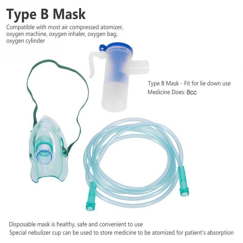 different kinds of oxygen masks