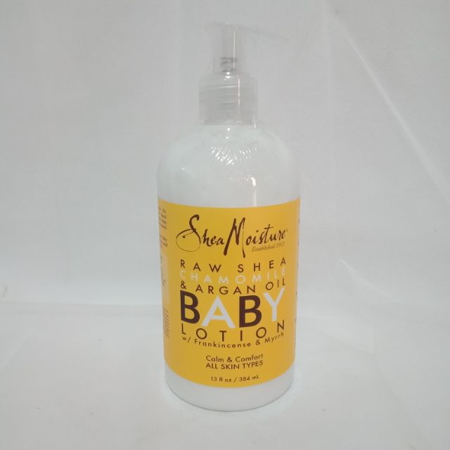 shea moisture raw shea chamomile & argan oil baby lotion
