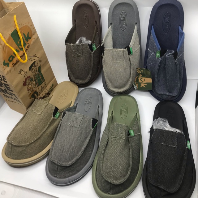 sanuk shoes slip on