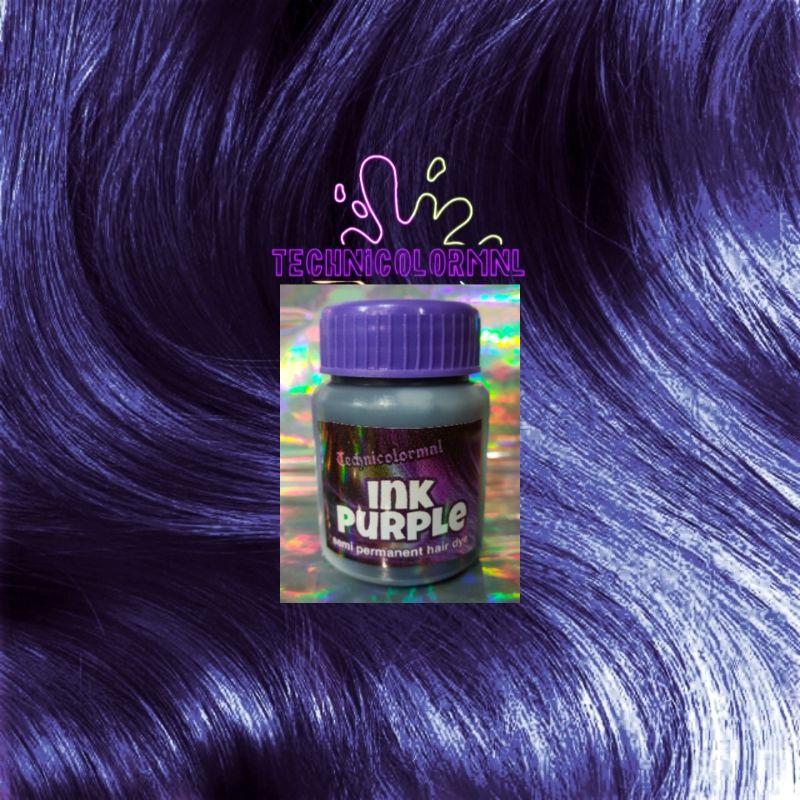 Ink Purple 70ml Technicolor Hair Semi Permanent Hair Dye | Shopee  Philippines