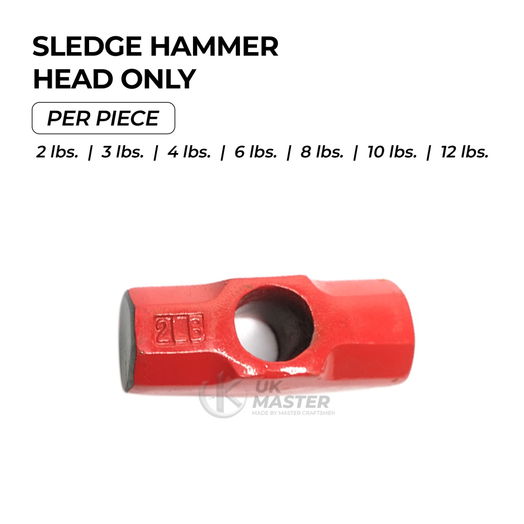 UK MASTER SLEDGE HAMMER HEAD ONLY ( 2LB/3LB/4LB/6LB/8LB/10LB/12LB