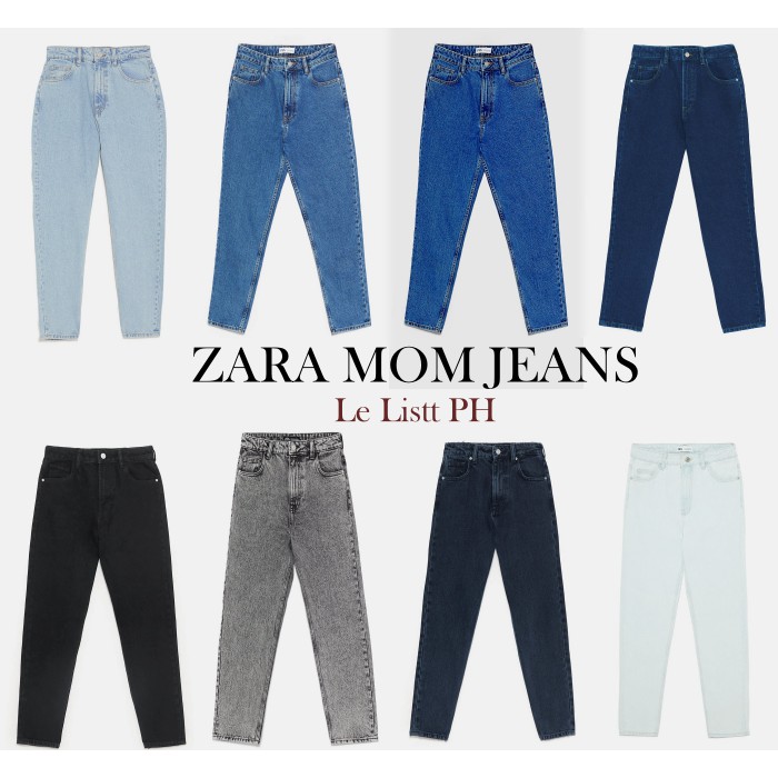 zara blue denim jeans