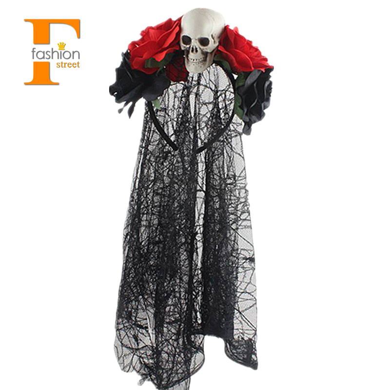 black veil fancy dress