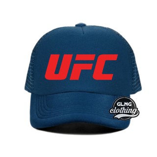 Multicolor Cotton Polyflex UFC Logo Trucker Hat for Unisex #2