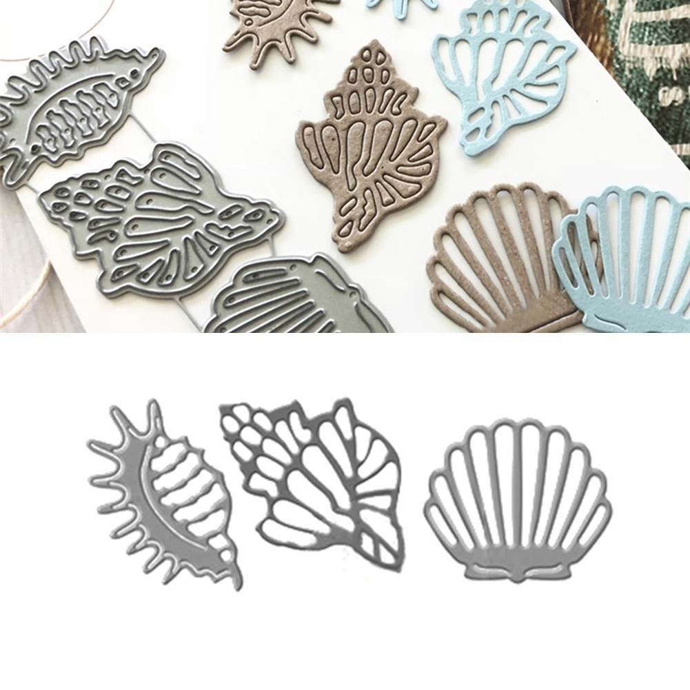 [cod] Simrises Seashell Metal Cutting Dies Diy Scrapbook Emboss Paper 