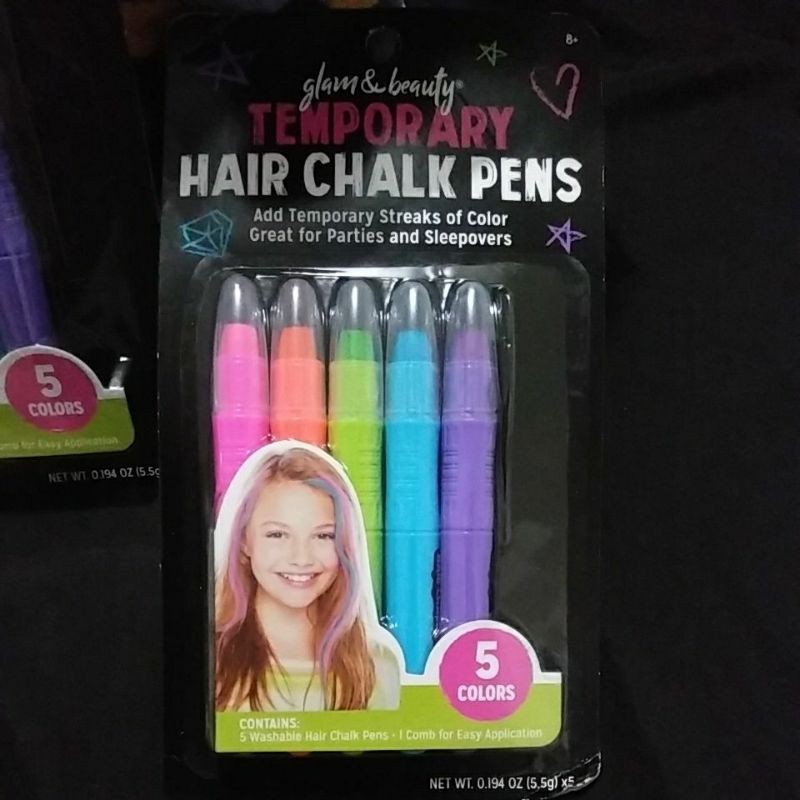 Glam and Beauty TEMPORARY HAIR CHALK PENS | Shopee Philippines