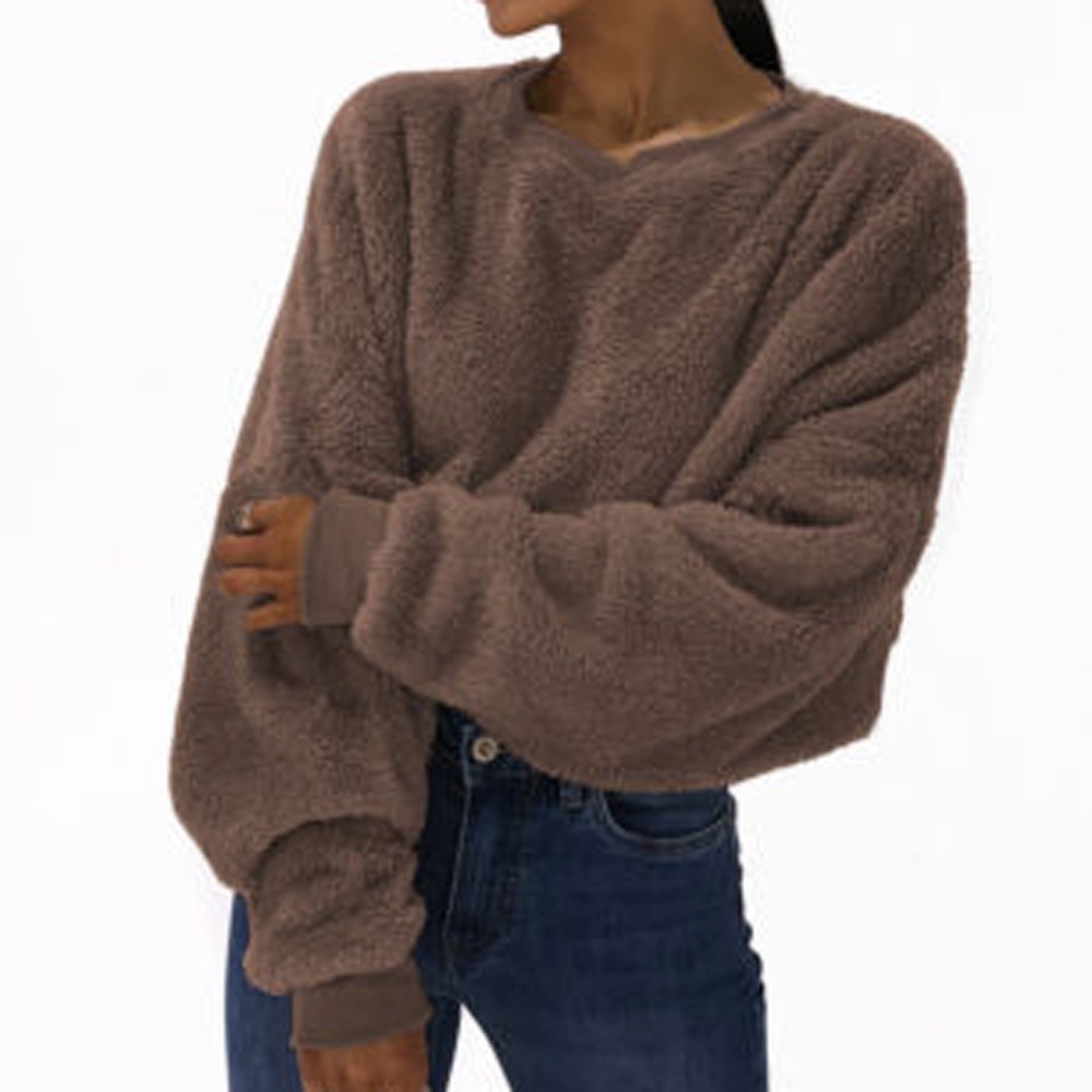 fluffy fleece jumper