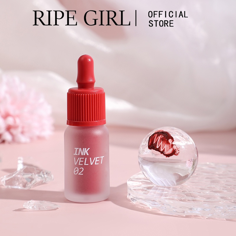 Ripe Girl 6 Color STOCK Ink Matte makeup Velvet Lip Tint Lip Gloss Soft Non-drying Long Lasting Liptint Waterproof #8