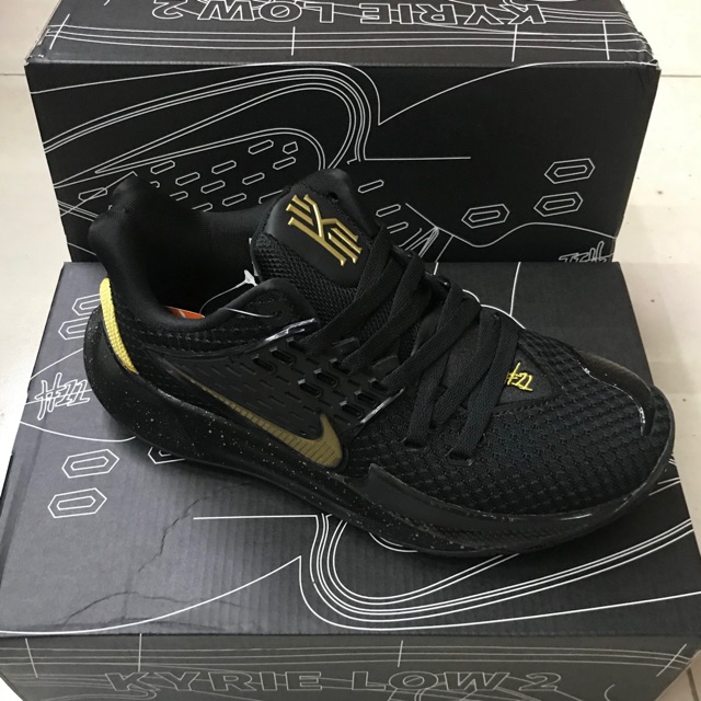 kyrie low id black and gold
