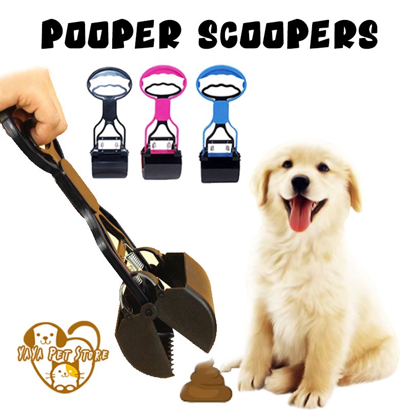 Jaw Poop Scoop Pet Dog Cat Pooper Scooper Pick Up Excreta Cleaner Waste