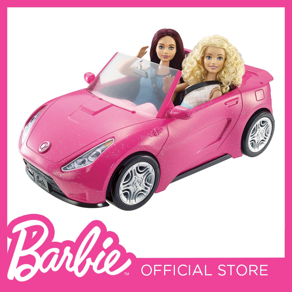 barbie in car