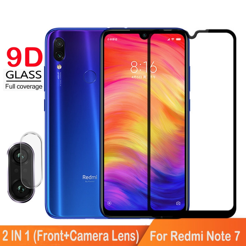 9d Full Glass Xiaomi Redmi Note 7 Tempered Glasscamera Lens Shopee Philippines 2654