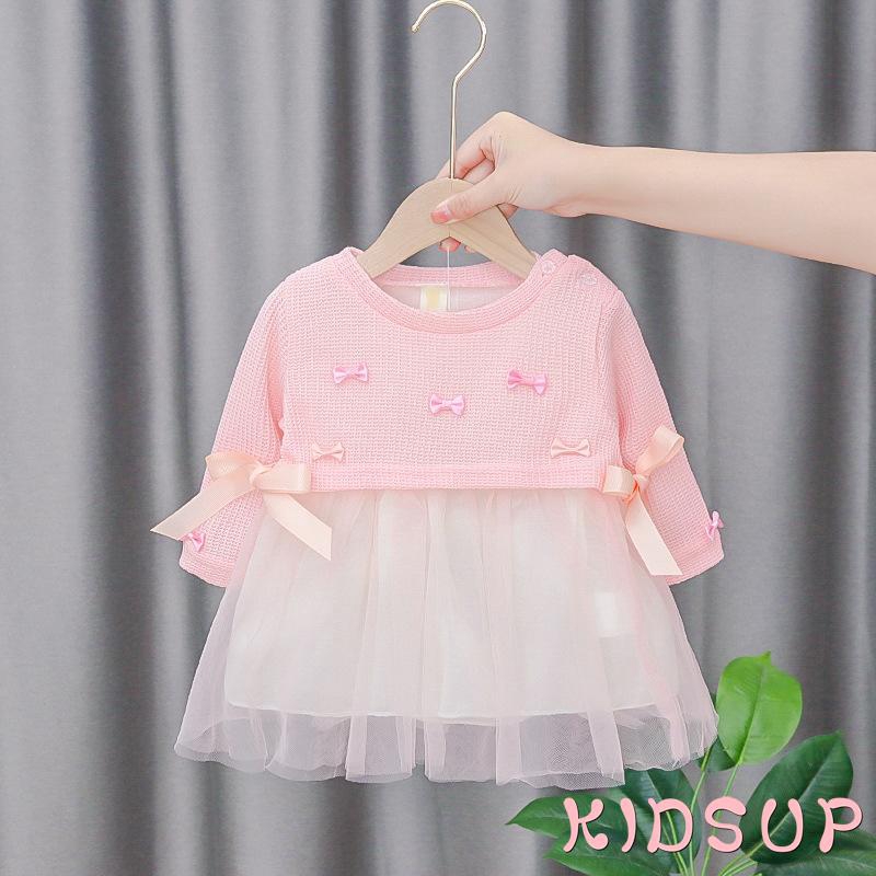 pullover knitted tulle dress