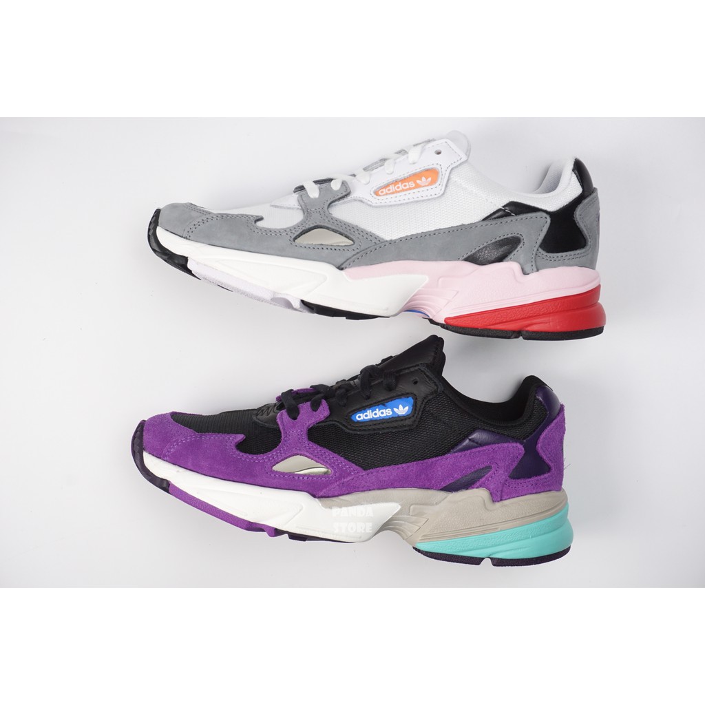 adidas falcon black purple