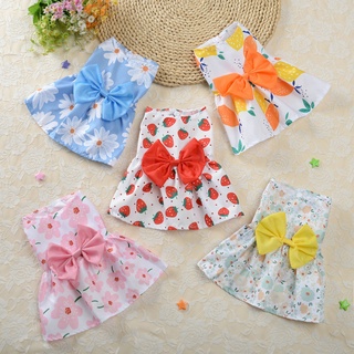 ⭐Hot⭐Dog dress for Female Pet Cat Puppy Floral Princess Skirt S-XL