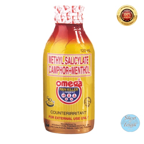 Omega Pain Relieving Liniment Pain Killer 120ml Shopee Philippines