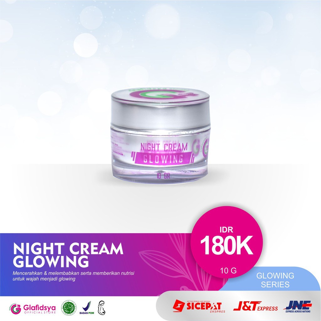 night cream glowing series