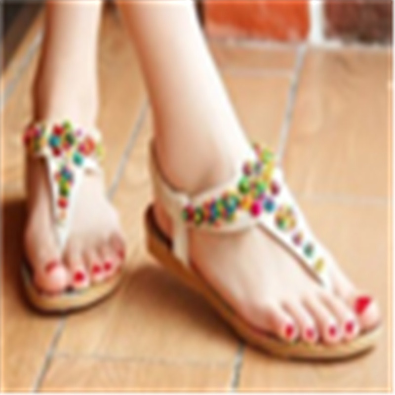 womens beaded sandals