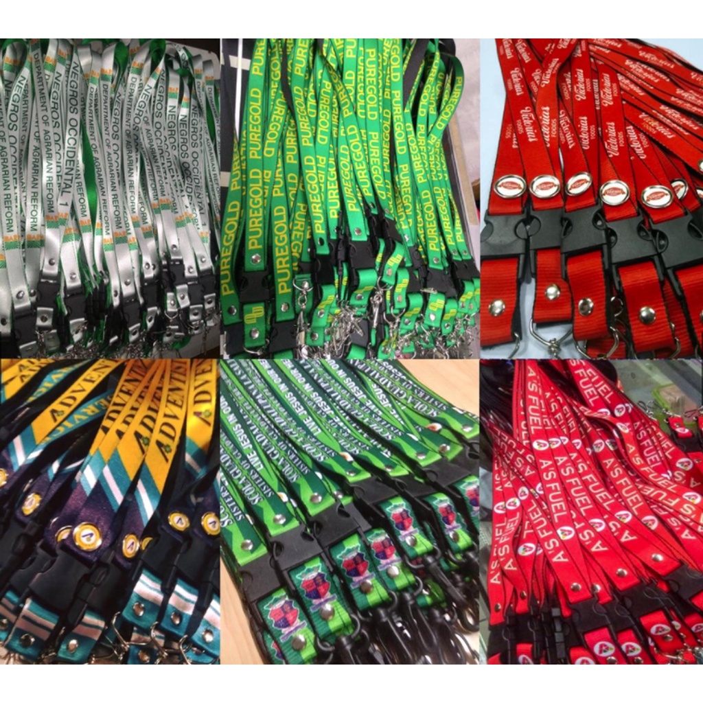 Customized ID Lace / Lanyards 3/4 | Shopee Philippines