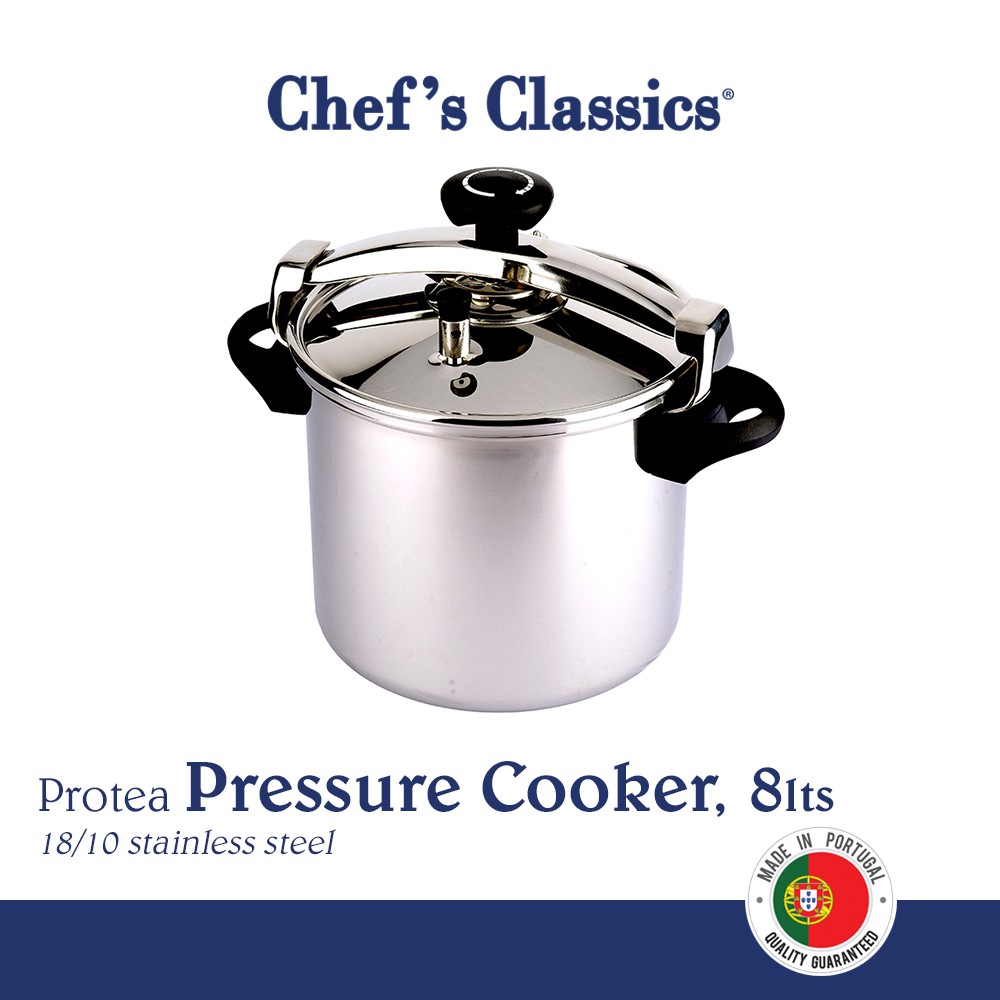 Chef's Classics Protea Stainless Steel Pressure Cooker, 8lts Shopee