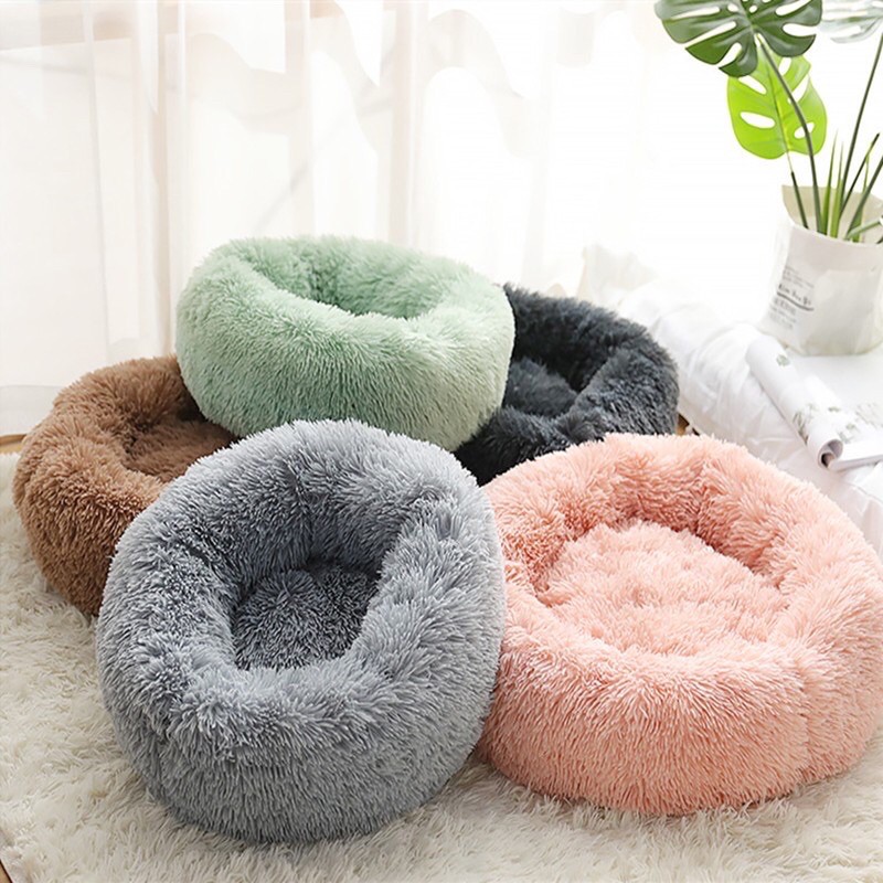 Pet Calming Bed Dog Bed Cat Bed Pet Plush Bed Shopee Philippines