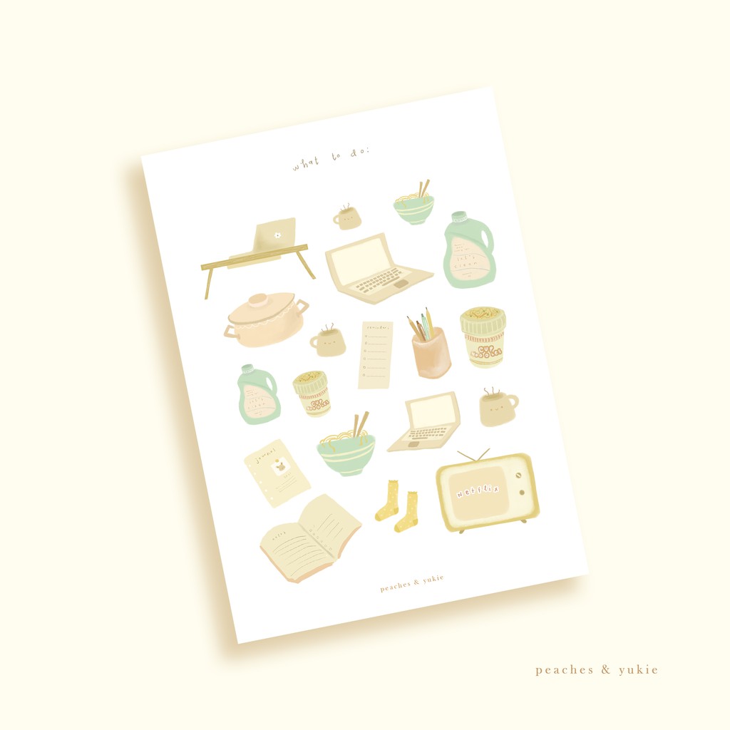 what to do journal sticker sheet aesthetic bujo journal stickers