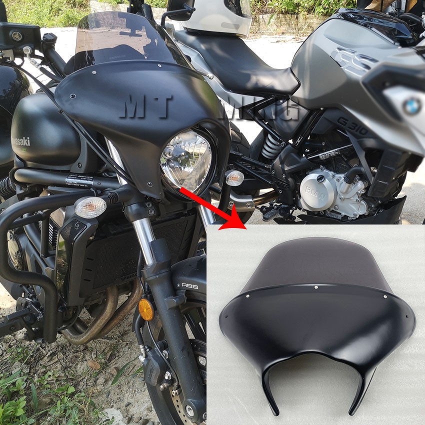 windshield New 2015 2021川崎純粋なVulcan S 650固定フロントガラスフォークブラケットキット NEW