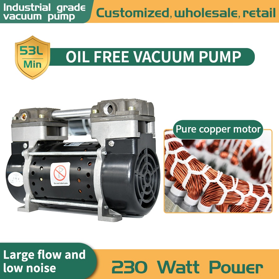 VN50 wholesale mini electric oilfree vacuum pump high performance air