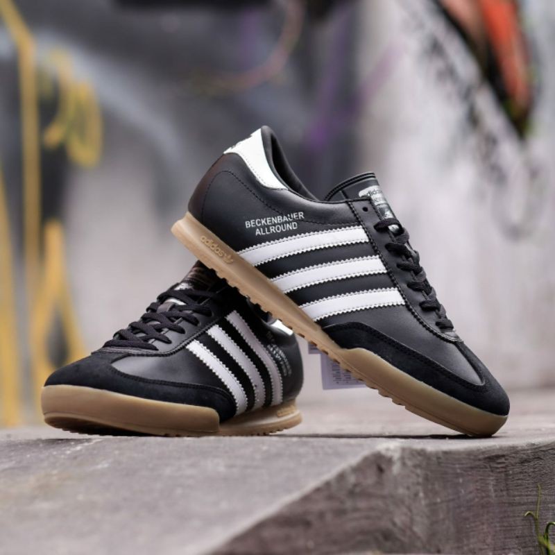 Adidas Beckenbauer Black White Gum Sol (100% ORIGINAL) | Shopee Philippines