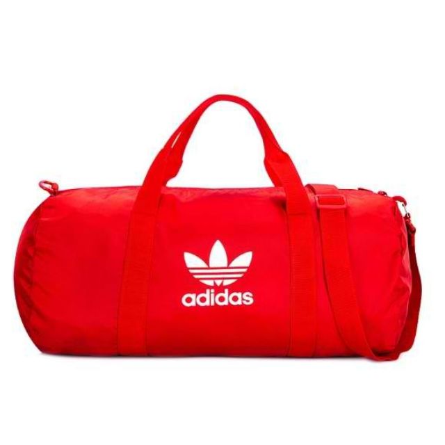 adidas duffle bag red