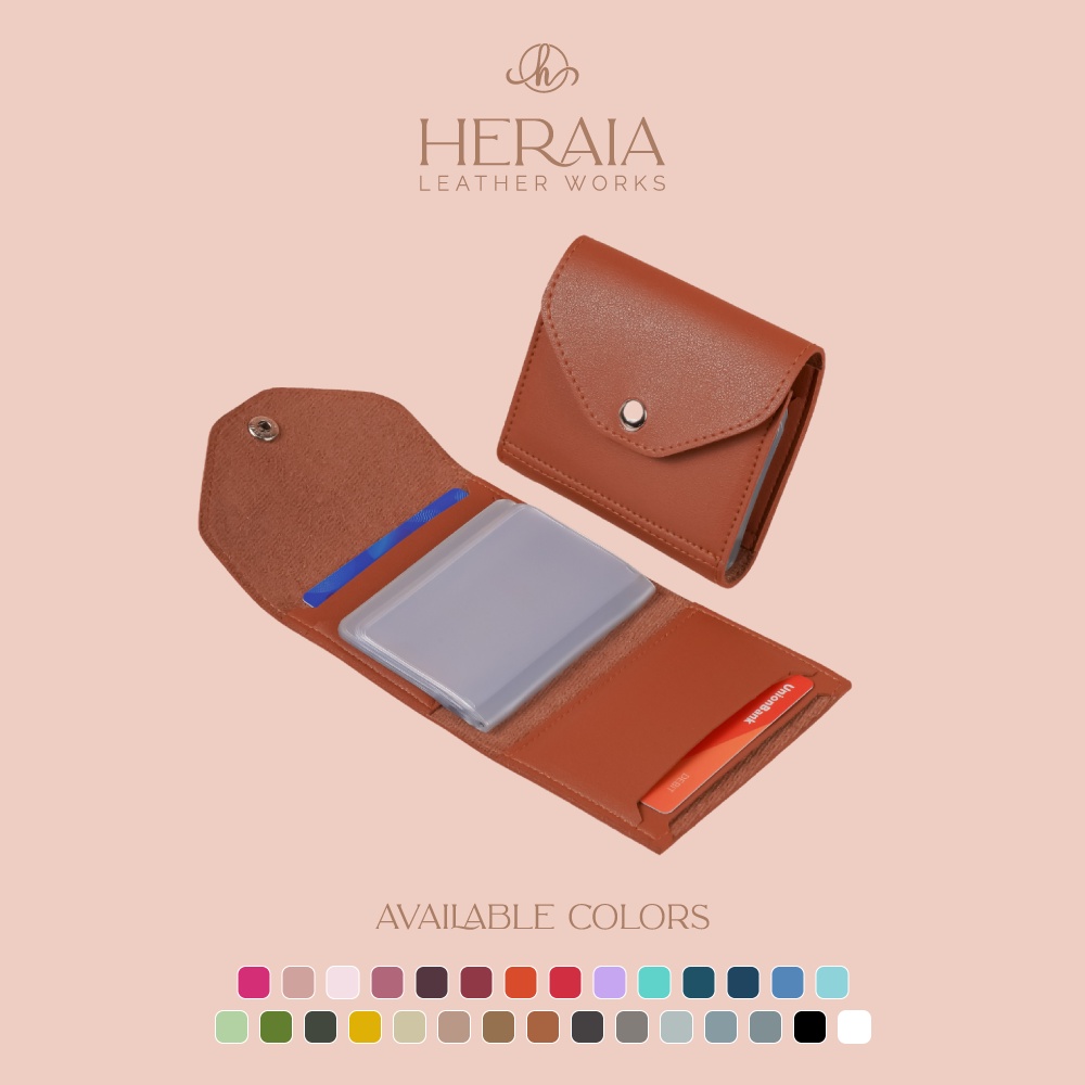 Leather BoxType Card Holder / Wallet (Standard or Personalized