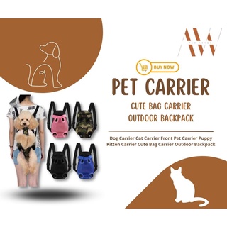 Dog Carrier Cat Carrier Front Pet Carrier Puppy Kitten Carrier Cute Bag Carrier Outdoor Backpack