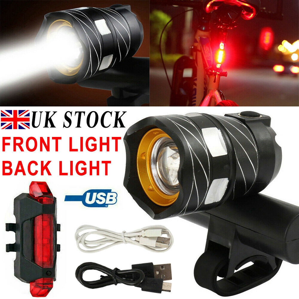 Rechargeable 15000LM XM-L T6 LED MTB Bicycle Light Bike Front Headlight with USB