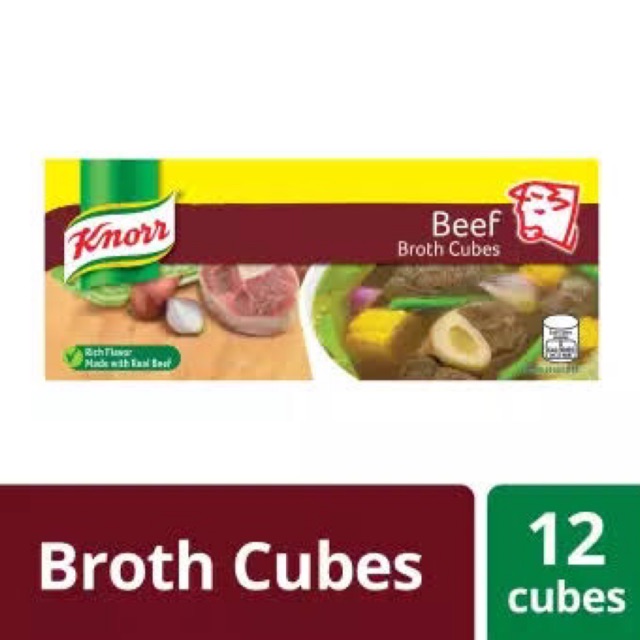 Knorr Beef Broth Cubes 12 Cubes Shopee Philippines