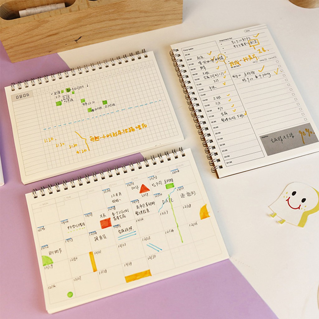 [Ready Stock]A5 DIY undated Planner Book Monthly Weekly Daily Agenda