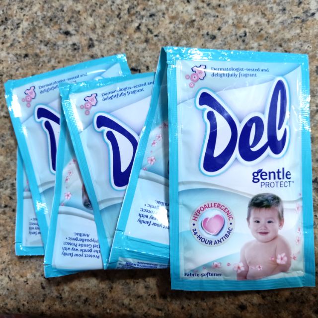 Del Gentle Protect Fabric Softener 26ml x 6's | Shopee Philippines