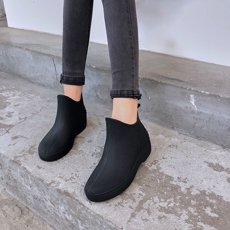low cut slip on boots