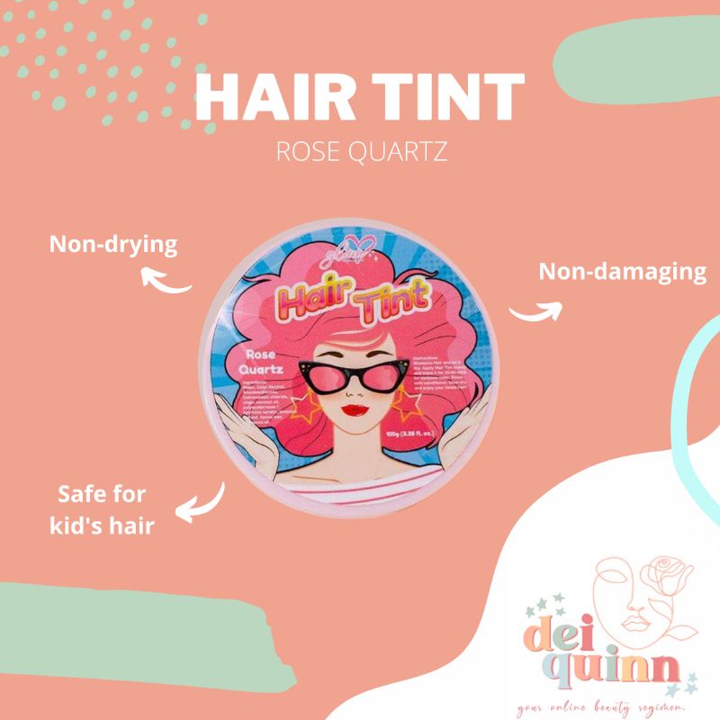 GLAMCOSMETICS HAIR TINT ROSE QUARTZ 100g (WASHABLE) Shopee Philippines