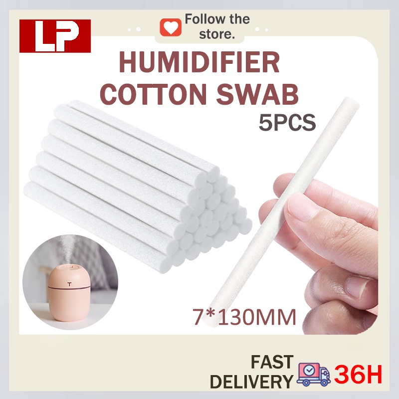 7x130mm Humidifier Filter Cotton Swab Sponge Stick for Usb Diffuser