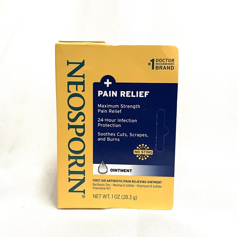 Neosporin Pain Relief antibiotic ointment pain relieving ointment 28