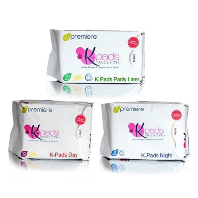 K-Pads Negative Ion (Napkin and Pantyliner)
