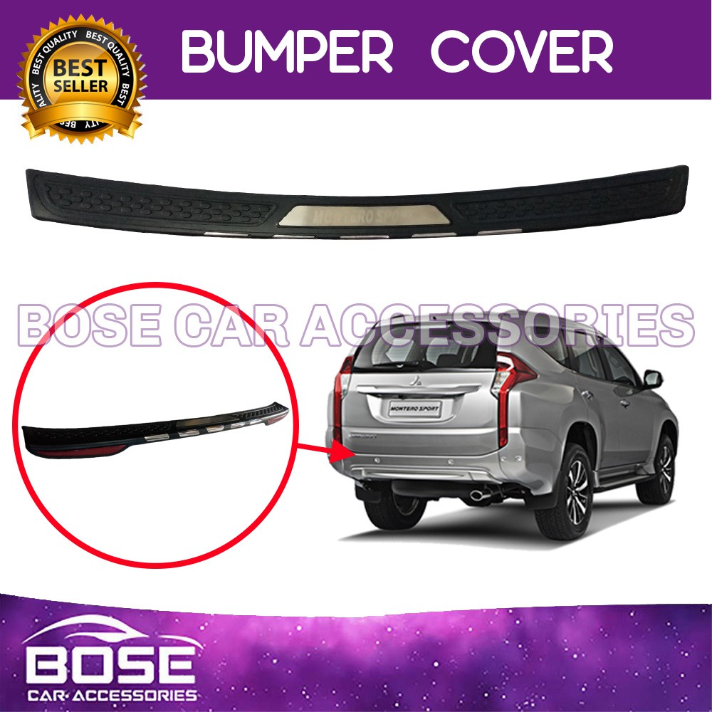 Mitsubishi Montero Sport 2016 2018 Rear Stepsill Rear Bumper Protector ...