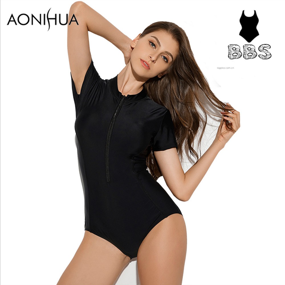 swimming suit short sleeve