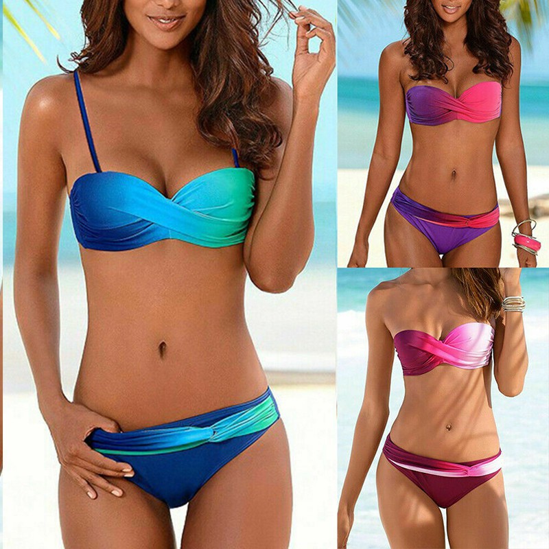 push up strapless bikini top