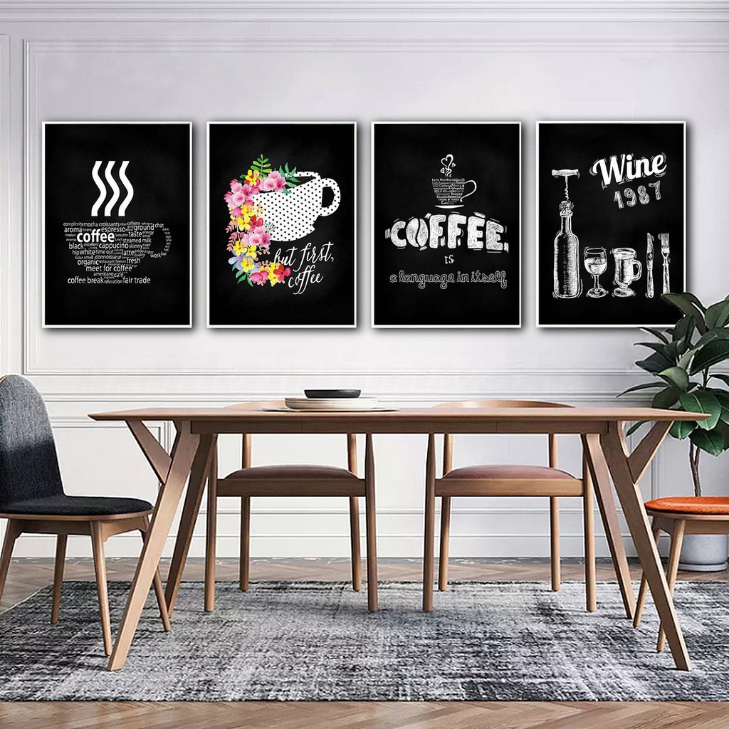 🎈🎈Sale🎈Canvas Wine Coffee Painting Bar Cafe Kitchen Wall Decor_WF