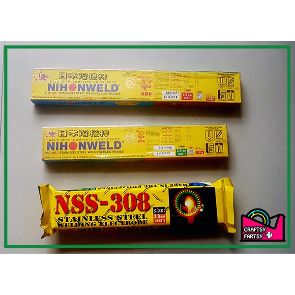 (PER PACK 1KG) Nihonweld Stainless Welding Rod Shopee Philippines