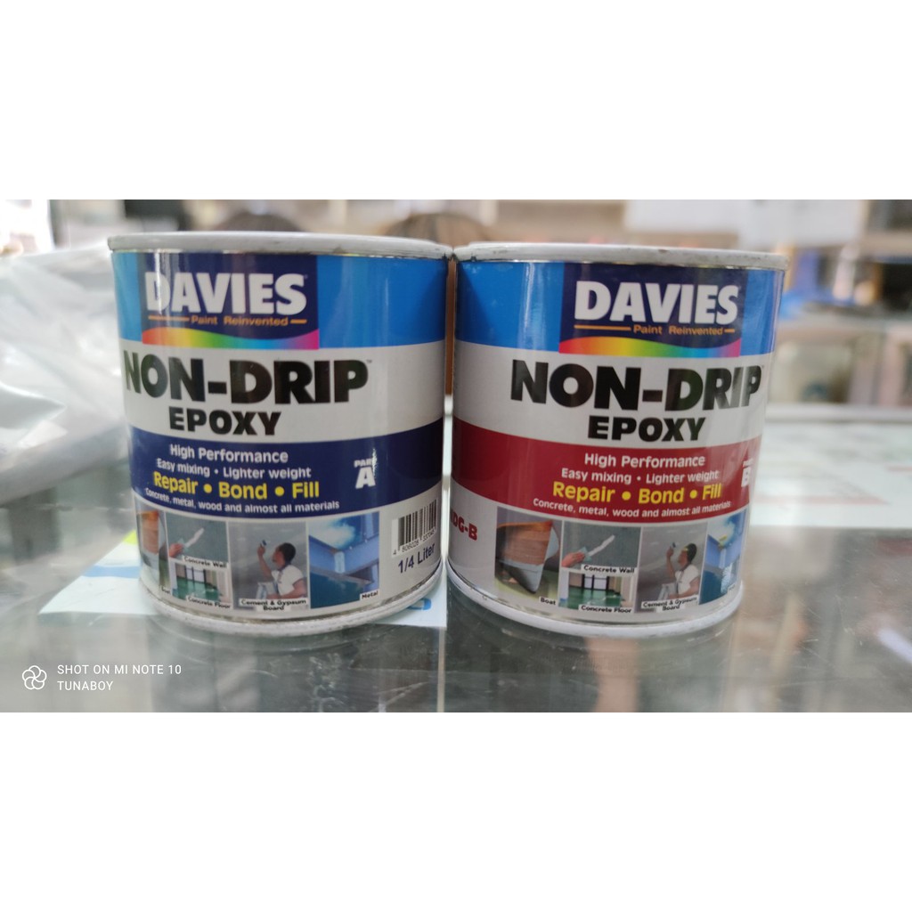 Davies Non Drip Epoxy Putty Gypsum Fiber Cement Board Tapal (Cracks