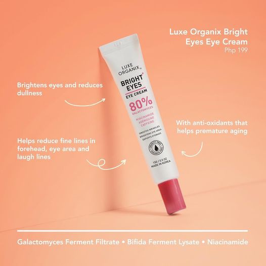 eye cream luxe organix