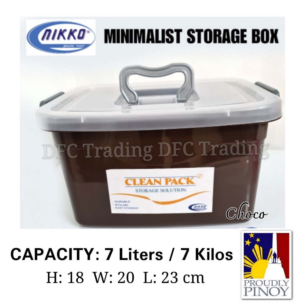 7 Liters Clean Pack Storage Solution Neutral Minimalist MultiPurpose